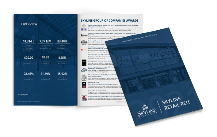 Skyline Retail REIT 2021 Annual Report