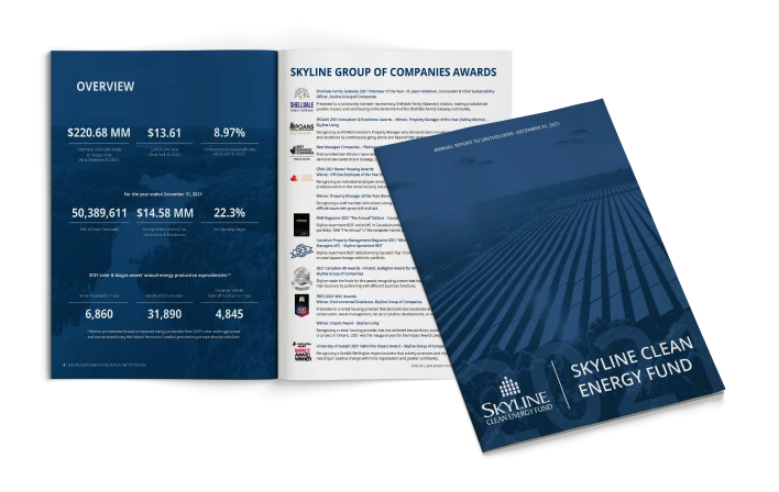 Skyline Clean Energy Fund 2021 Annual Report