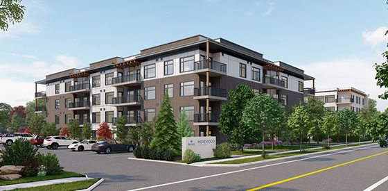 An apartment property at 411 & 423 Despard Avenue, Parksville, BC, one of several acquisitions that Skyline Apartment REIT celebrated in 2022.