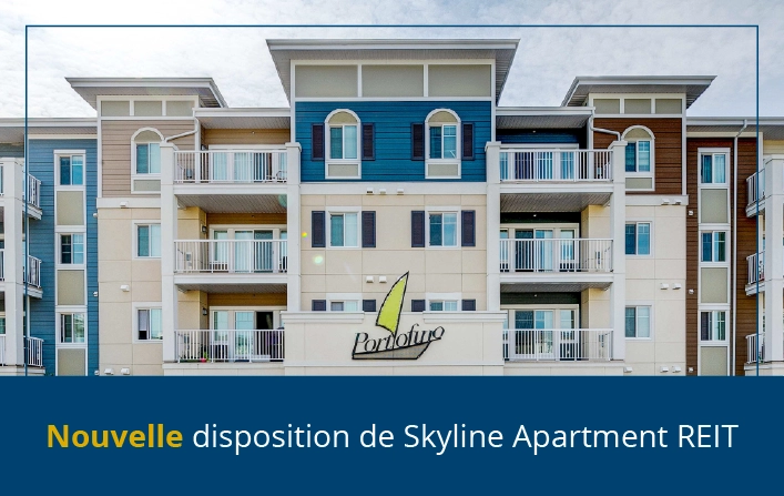 Nouvelle disposition de Skyline Apartment REIT