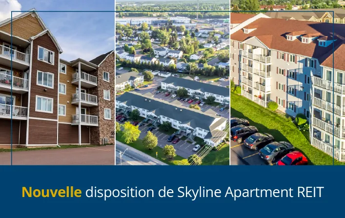 Nouvelle disposition de Skyline Apartment REIT