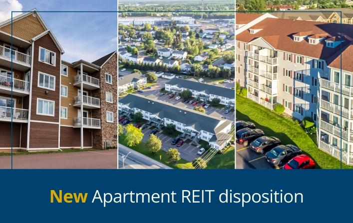 Skyline Apartment REIT Sells Three Properties in Greater Moncton Area