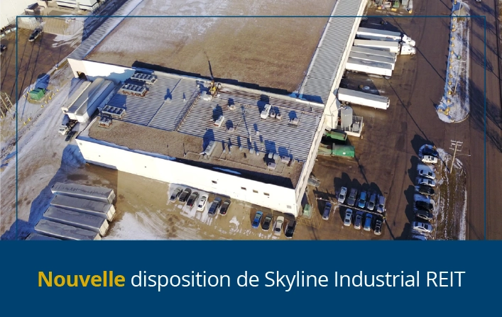 Nouvelle disposition de Skyline Industrial REIT