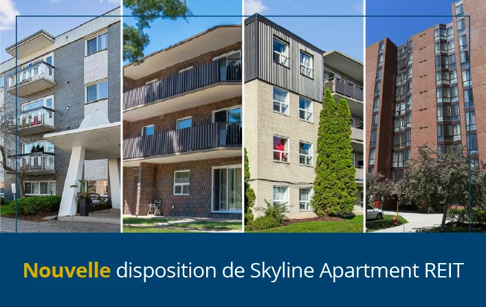 Skyline Apartment REIT vend son portefeuille de Sault Ste. Marie (Ontario)