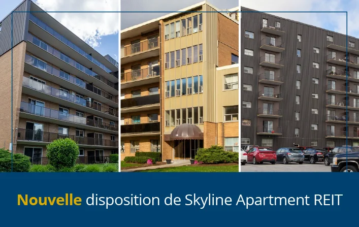 Skyline Apartment REIT a vendu 3 propriétés à Sarnia (Ontario)